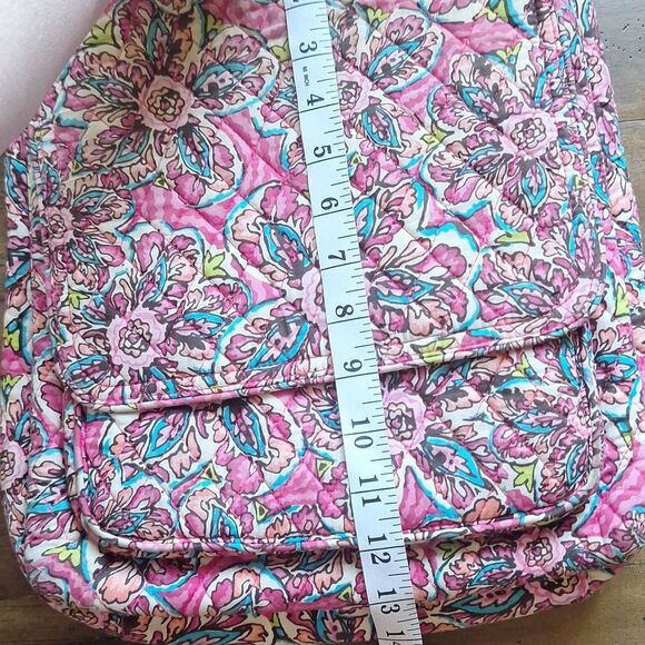Vera Bradley Pink Floral Messenger Bag And Wallet Set - Picture 12 of 14